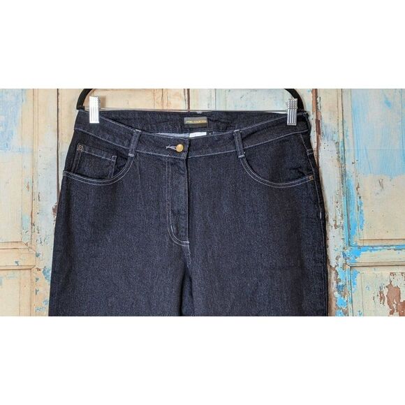 Apparel Collection Womens Size 32R Blue Dark Wash Straight Leg Denim Jeans - Picture 3 of 6